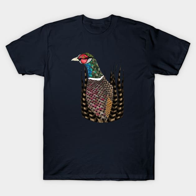 Pheasant Totem Animal T-Shirt by FreeSpiritMeg